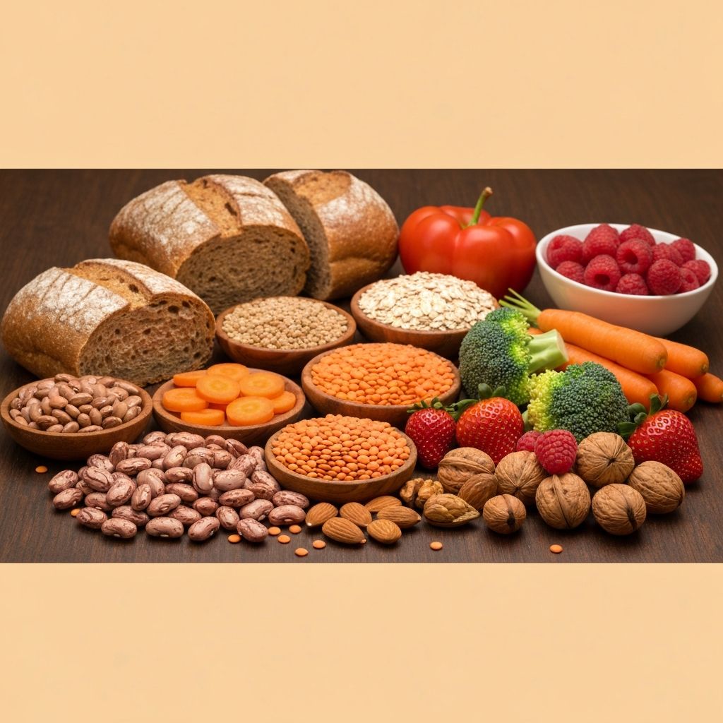 High-fiber foods